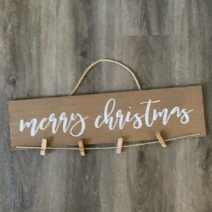 Pier 1 Christmas card or picture holder
